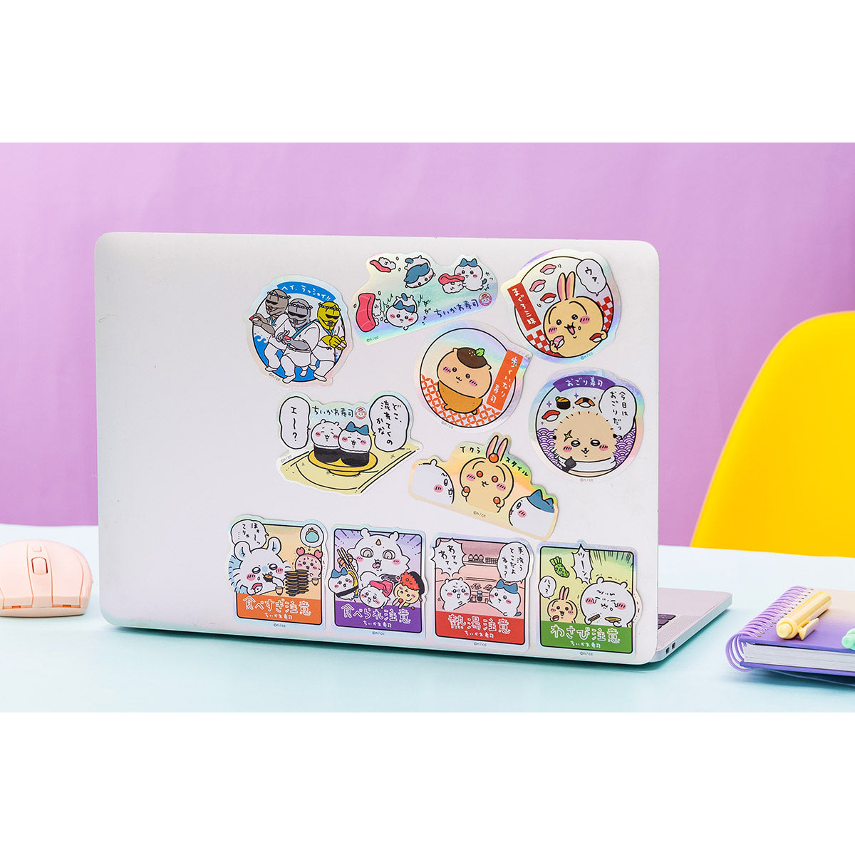 Chiikawa Sushi Trading Hologram Sticker (All 11 types)