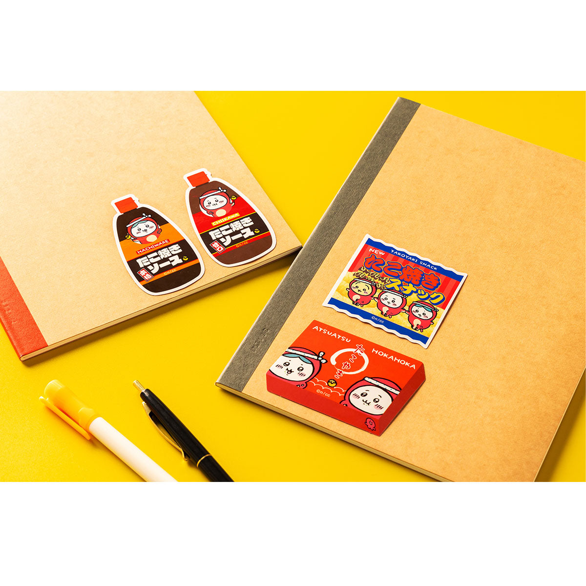 Chiikawa Tako-ika Smartphone-Sized Sticker (Takoyaki Box)