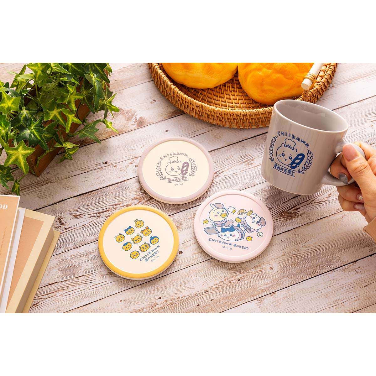 Chiikawa Chiikawa Bakery Unglazed Coaster (Bread Everyone)