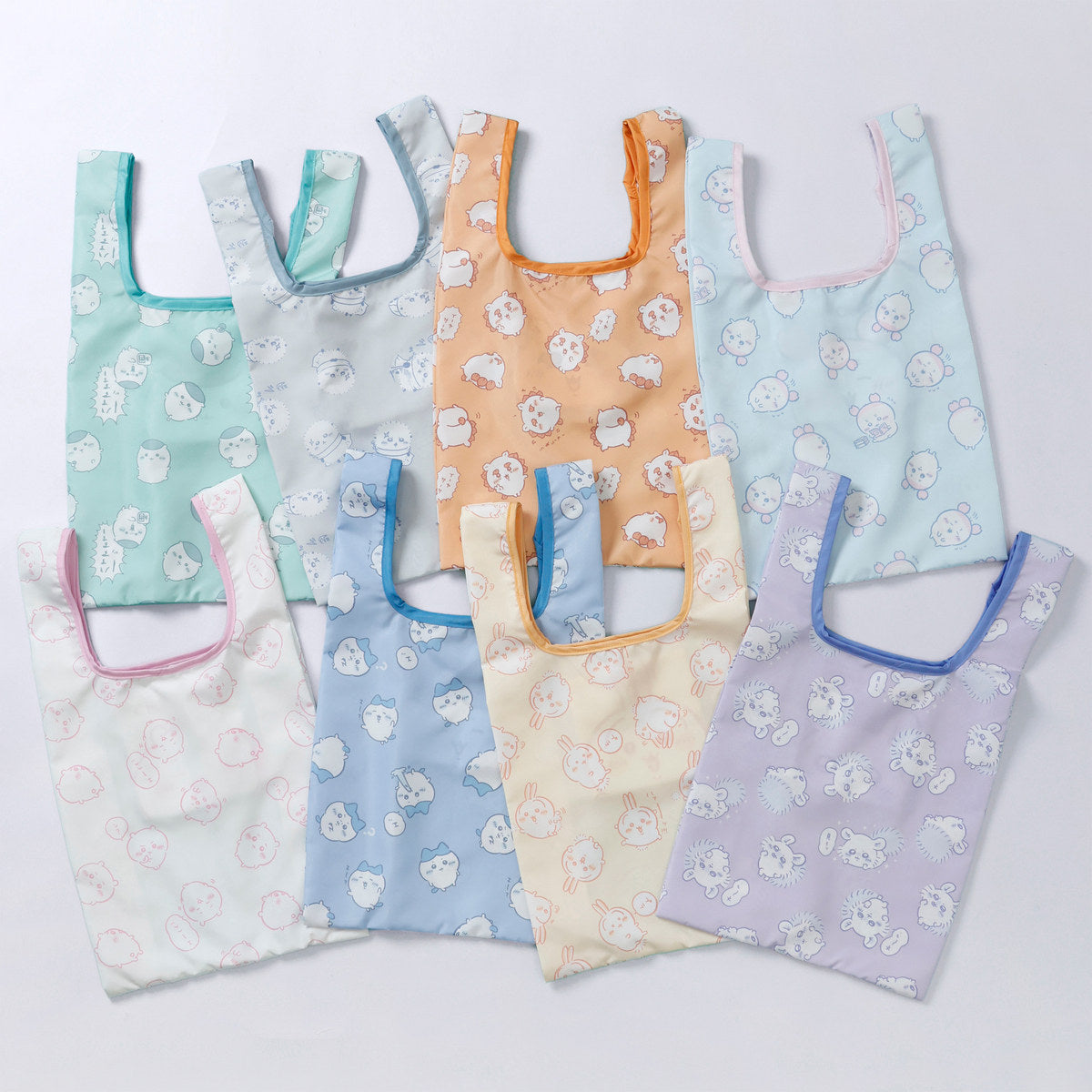 ちいかわ エコバッグ うさぎ総柄 イエロー