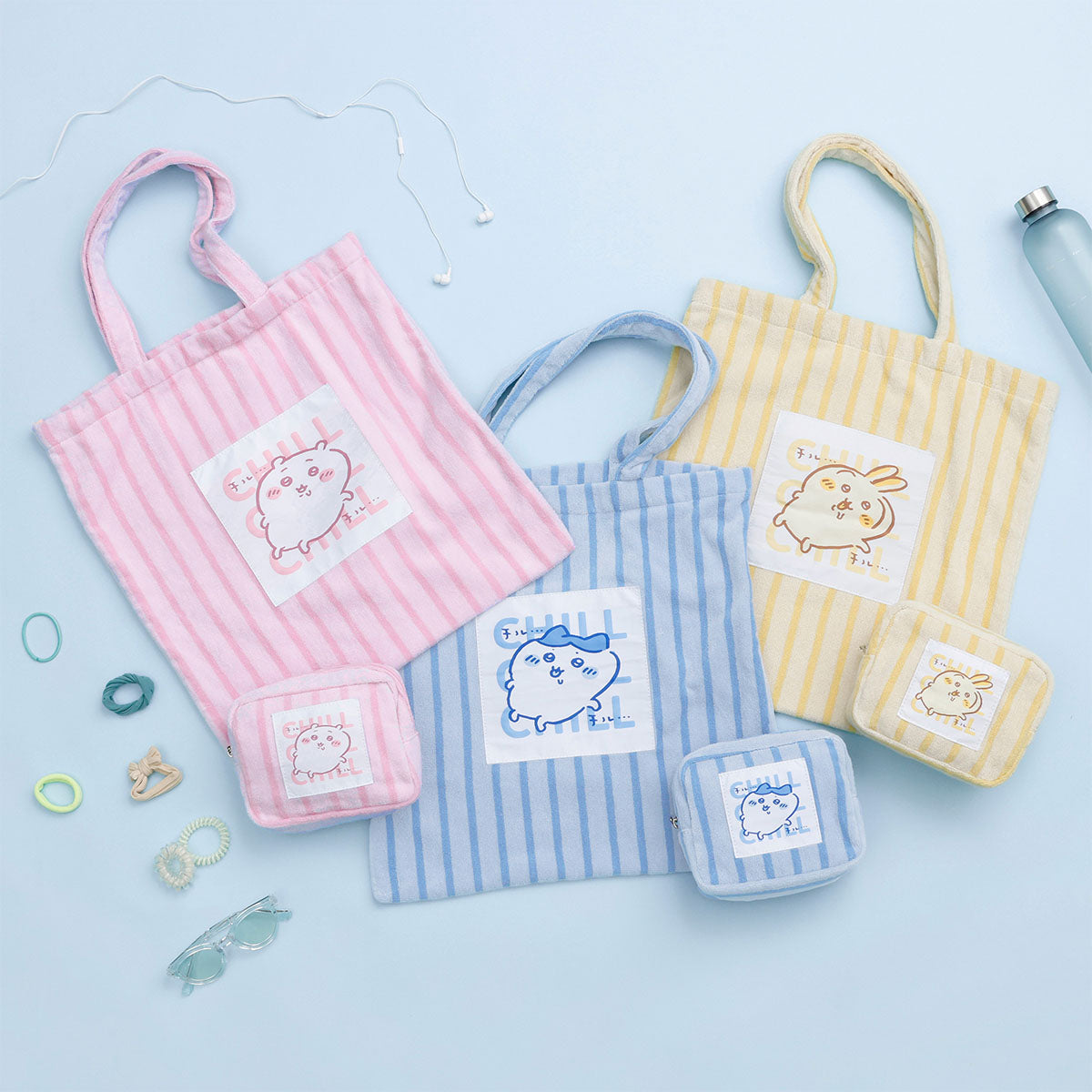 ちいかわ トートバッグ チルチルちいかわ ピンク