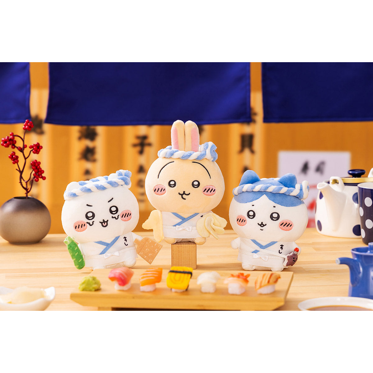 치이카와 치이카와 스시 앉은 미니 인형 (치이카와)
