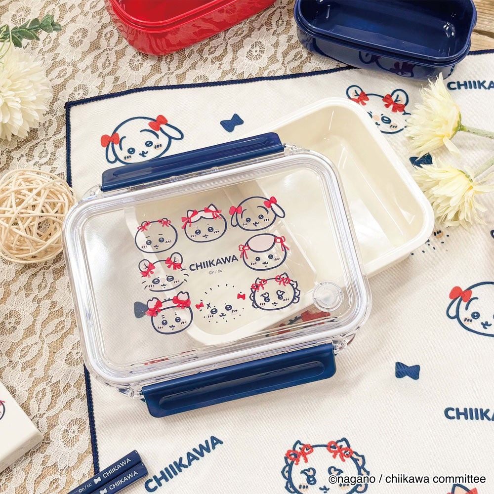 Chiikawa Rectangular Lunch Box (Ribbon)