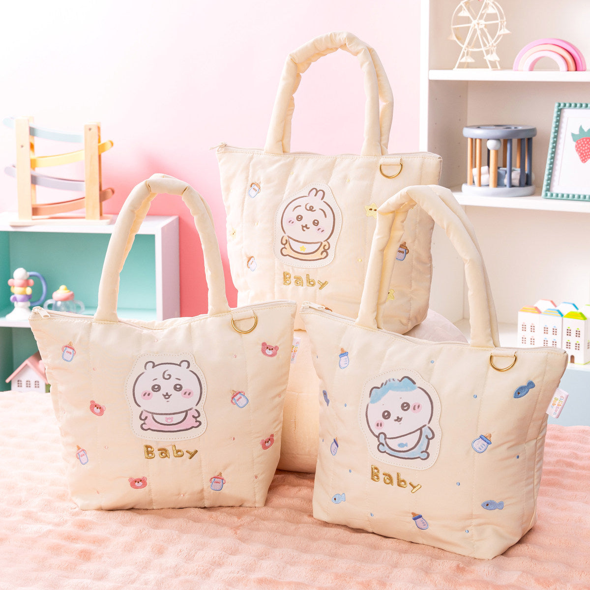 ちいかわ Chiikawa Baby キルティングトートバッグ(うさぎ)
