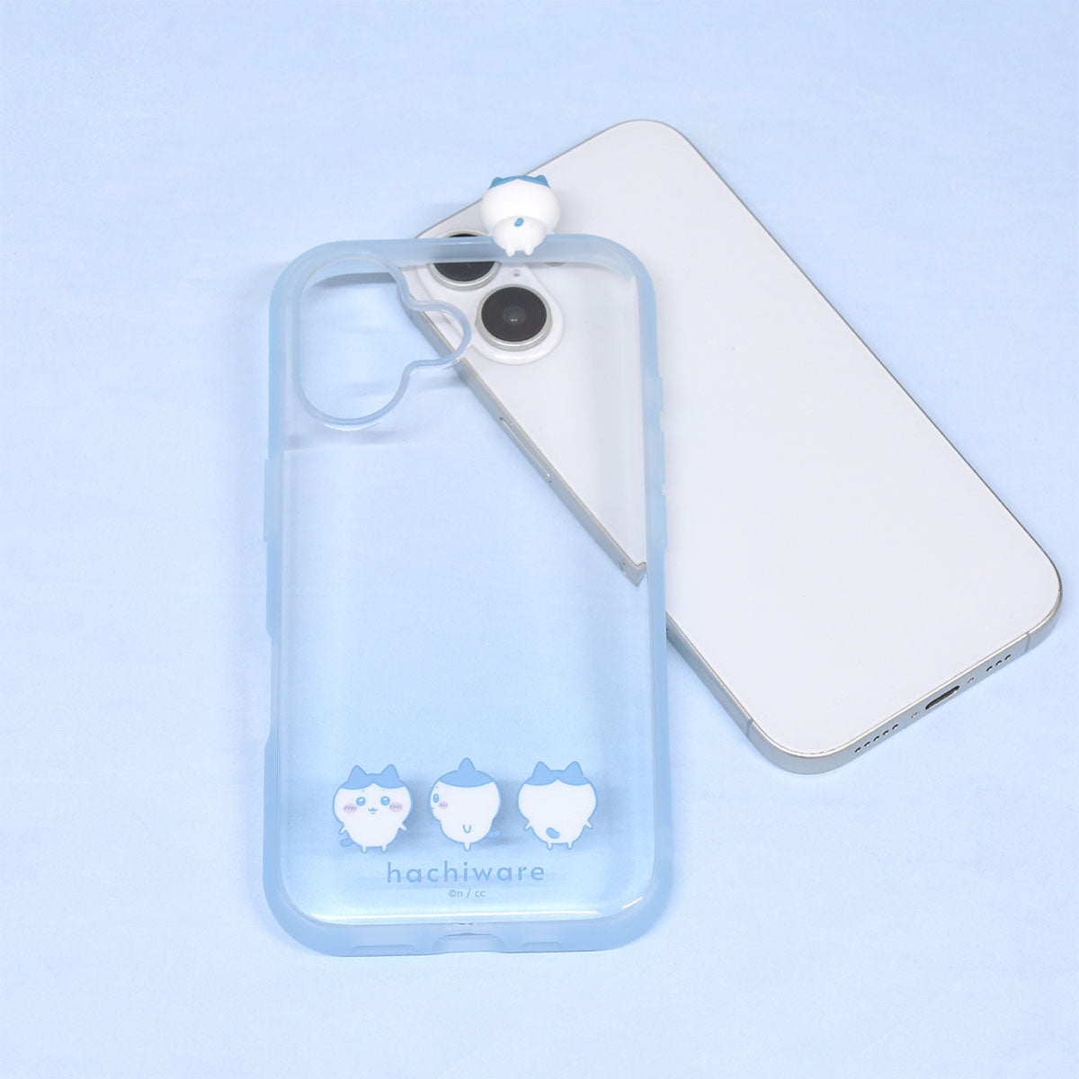 ちいかわ フレーム IIIIfit Clear iPhone16対応ケース(ハチワレ)