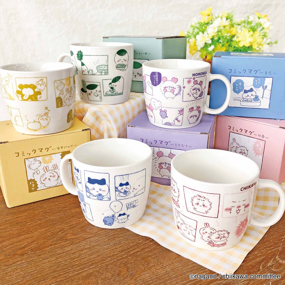 Chiikawa Comic Mug (Confidence Hachiware)