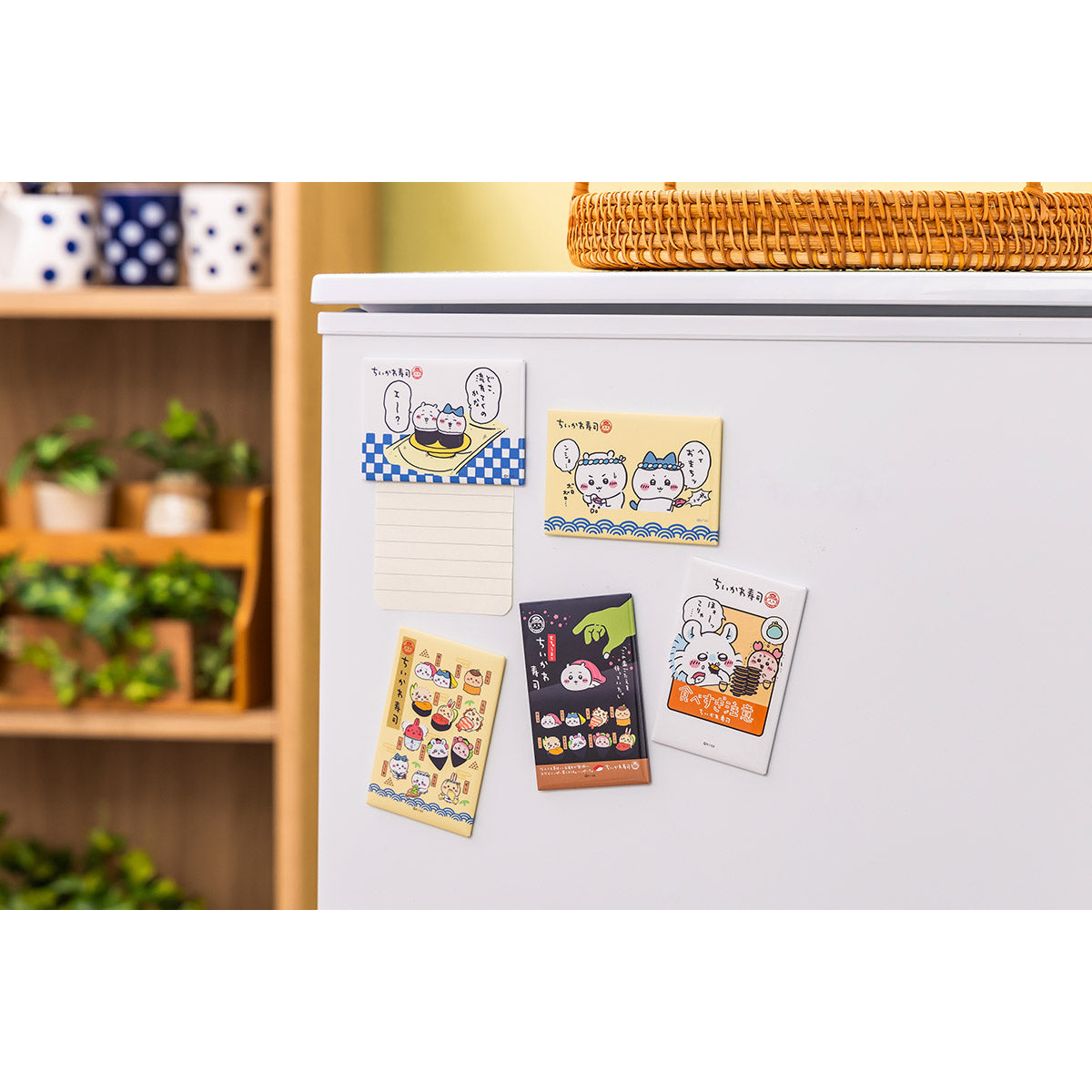 ちいかわ ちいかわ寿司 スクエアマグネット(どこ流れてくのかな)