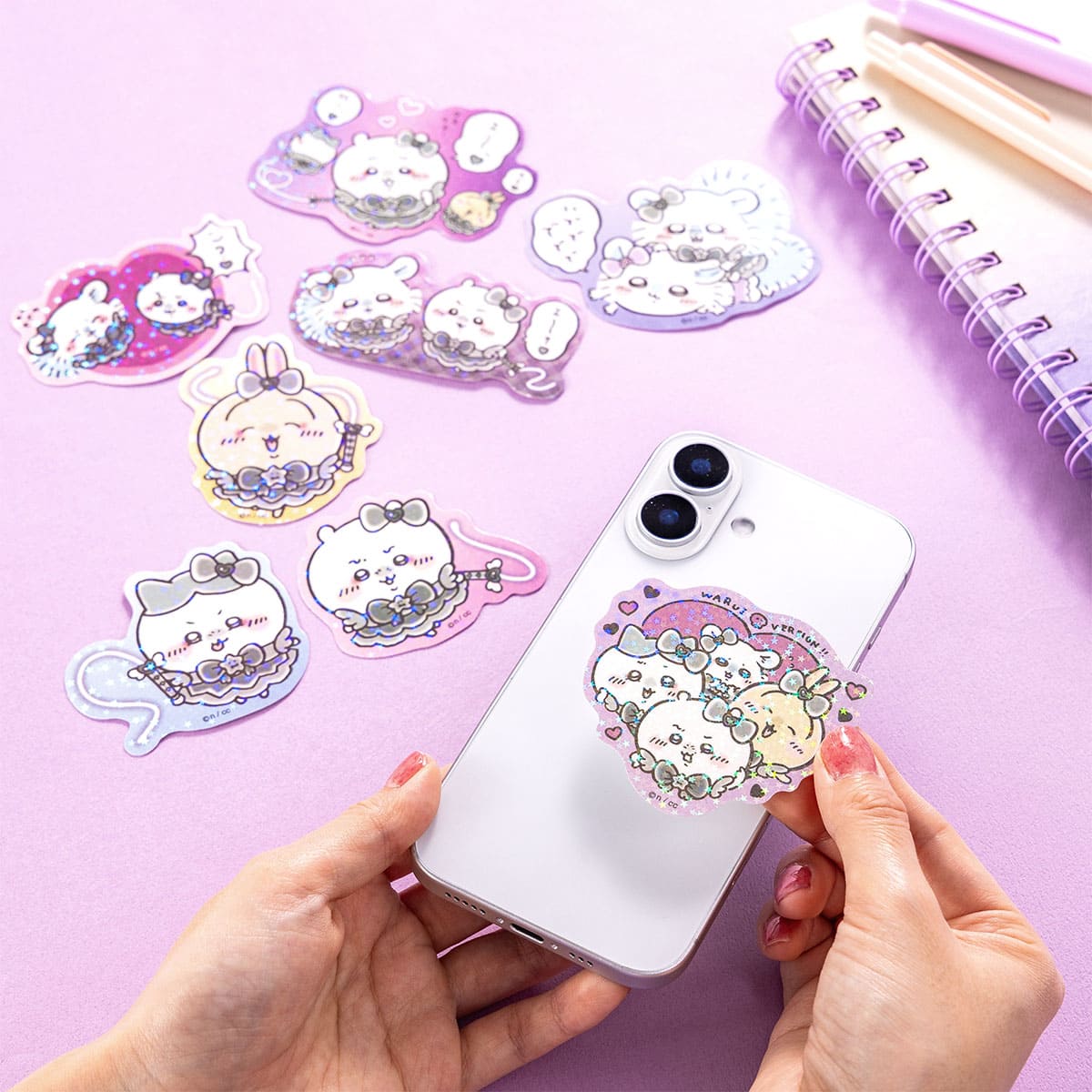 Chiikawa Magical Chiikawa Evil Version Hologram Sticker (Hachiware)