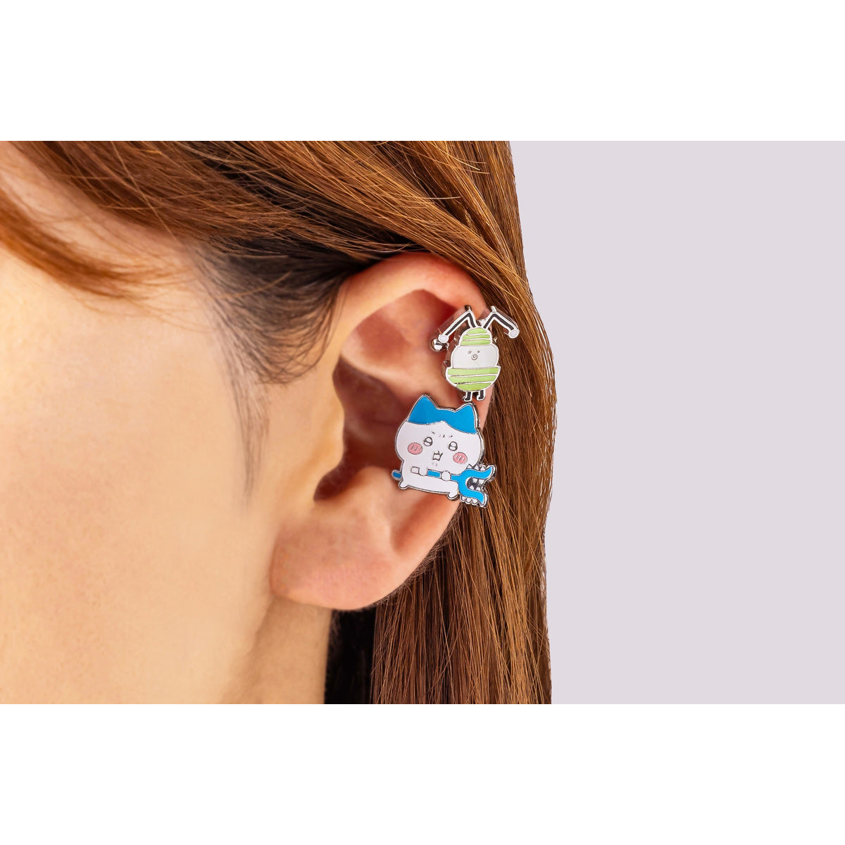 Chiikawa Pukuri Ear Cuff 4-piece Set (Chiikawa・Hachiware)