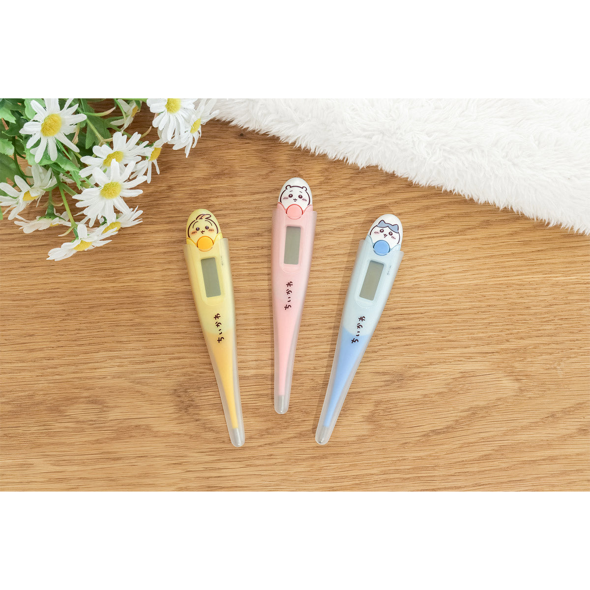 ちいかわ やわらかタッチ体温計（ハチワレ）