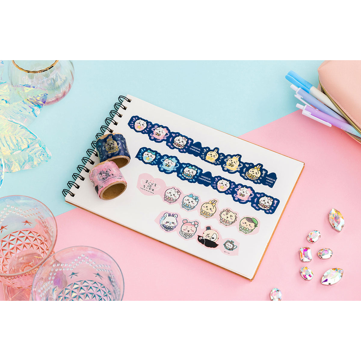 Chiikawa Magical Chiikawa Die-Cut Masking Tape (Ending Dance)
