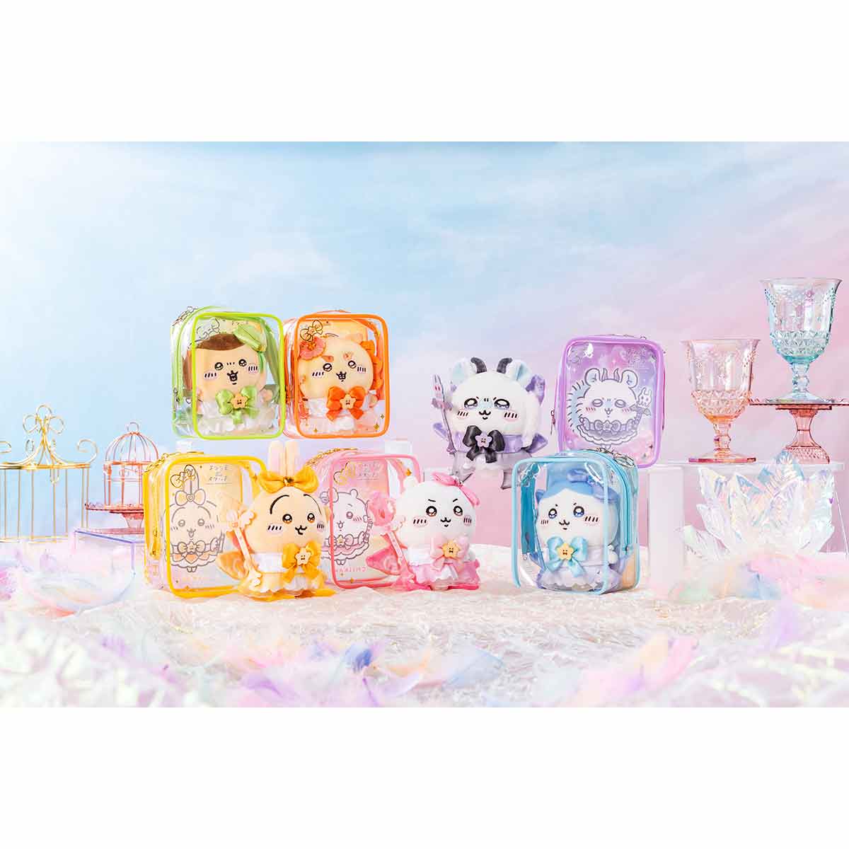 Chiikawa Super Magical Chiikawa Mascot-Friendly Clear Pouch (Momonga)