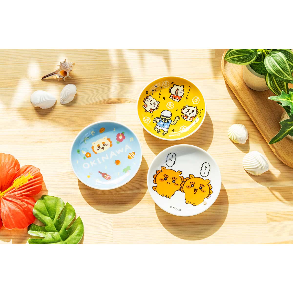 Chiikawa Shisa Festival!!! Small Plate (Chirashi Pattern)