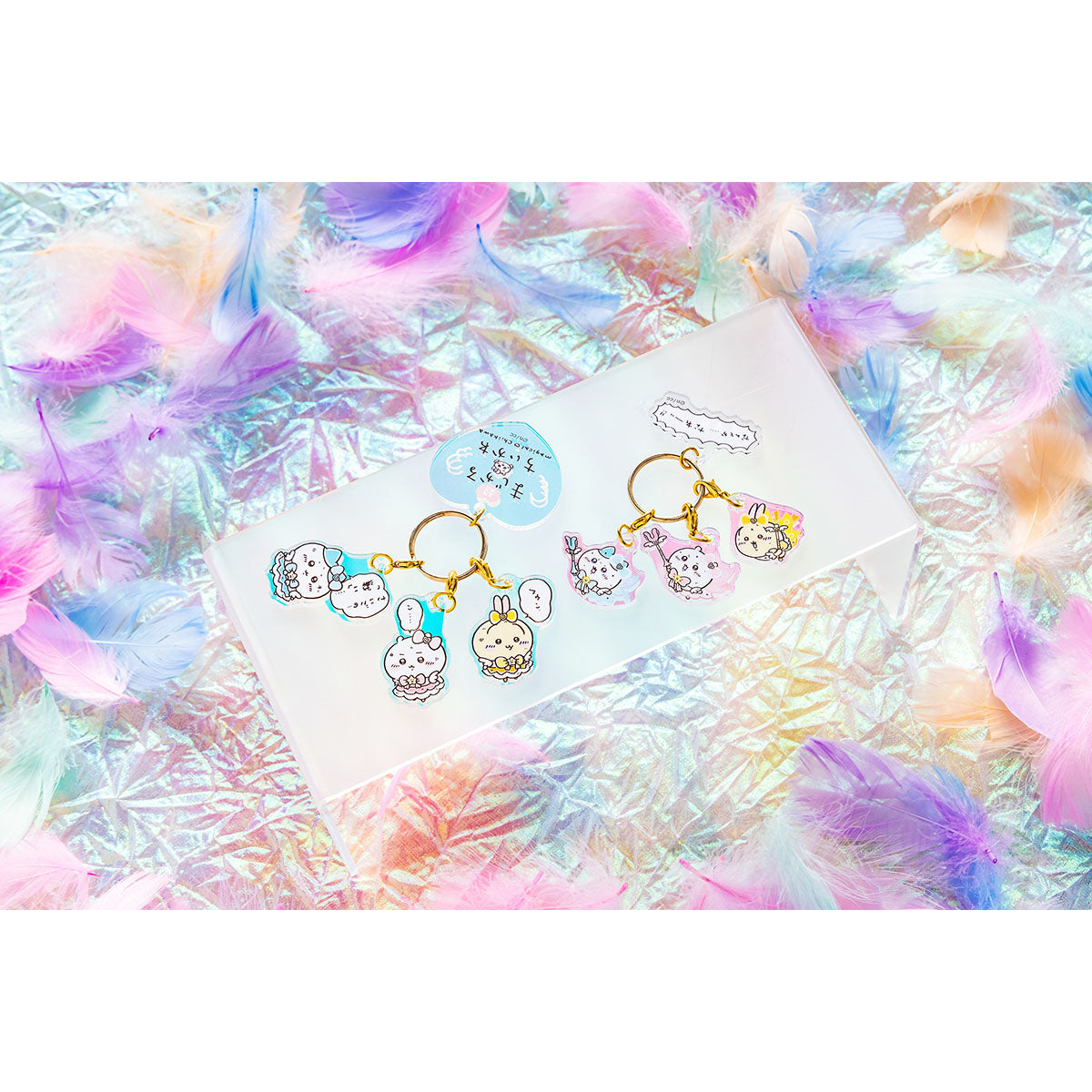 Chiikawa Super Magical Chiikawa "Come what may!!!" 3-Piece Acrylic Charm Set