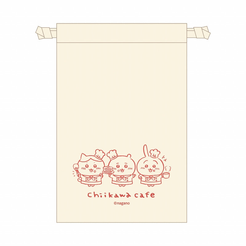 Chiikawa Cafe Drawstring Pouch