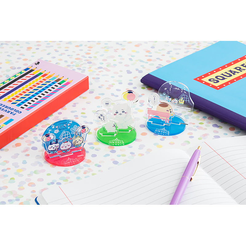 Chiikawa Exciting Amusement Park Layer Acrylic Stand (It's Nice to Drink)