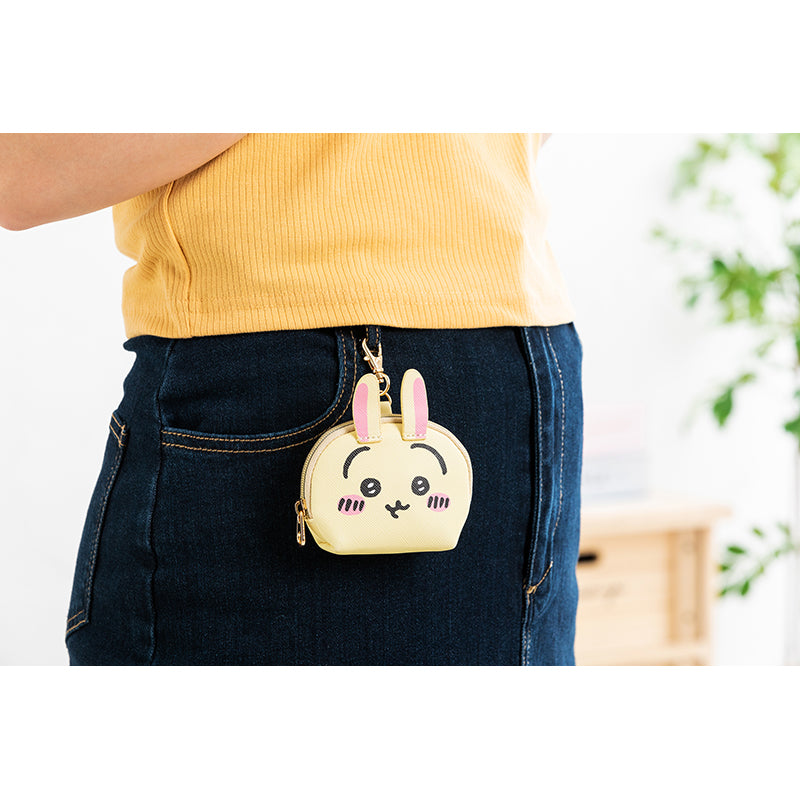 Chiikawa Shell-shaped Face Mini Pouch (Usagi)