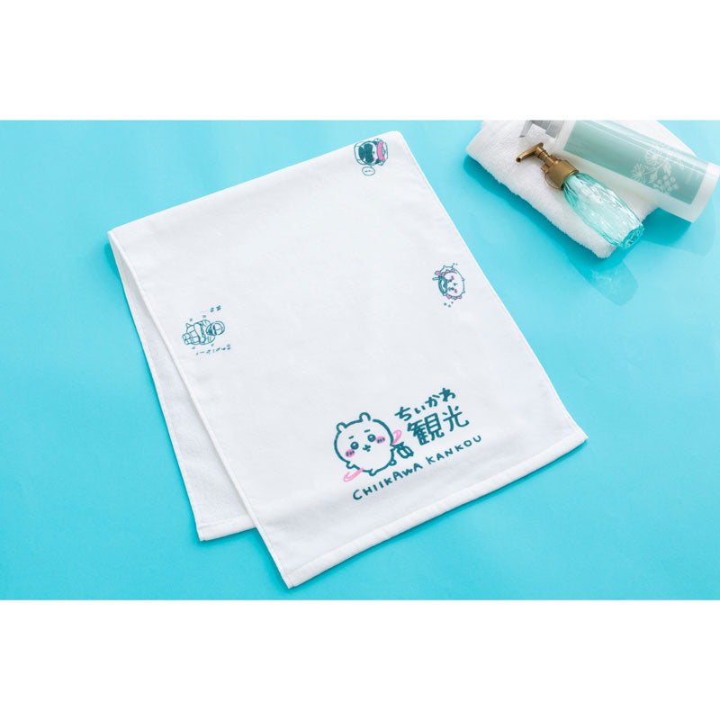 Chiikawa Tourism Face Towel (Chiikawa Tourism Souvenir Style)