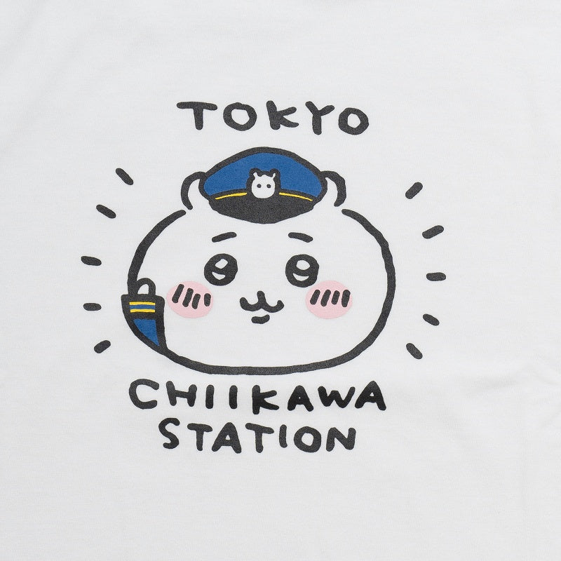 Chiikawa Station Master T-Shirt White