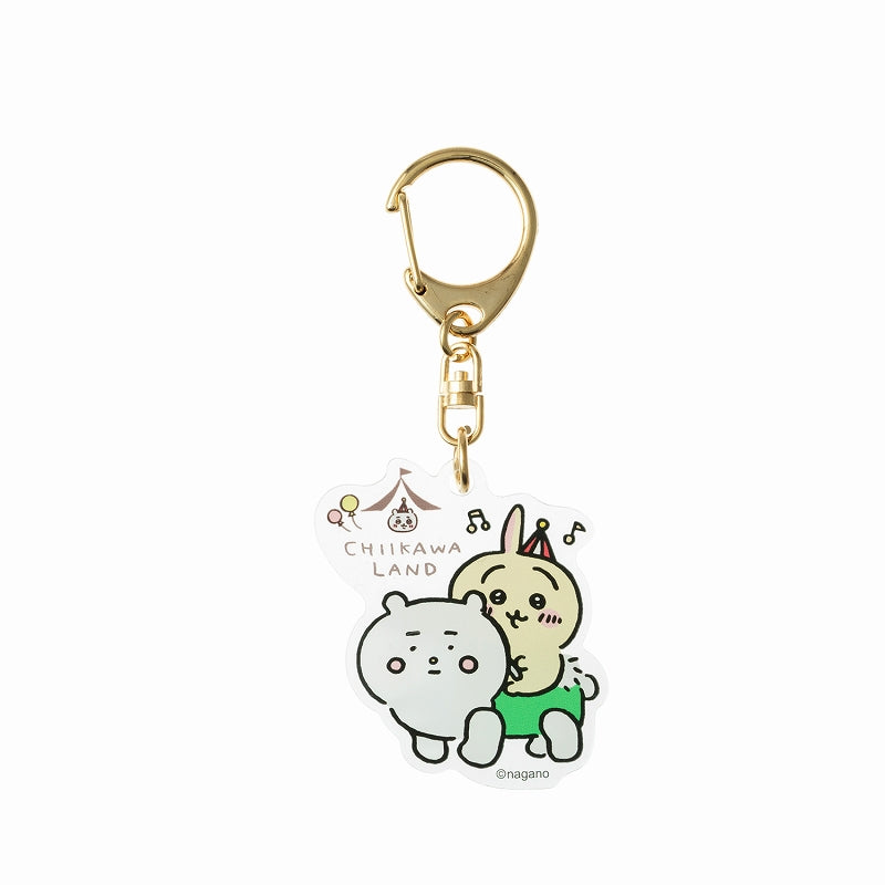 Chiikawaland Acrylic Key Ring (Pi-popo Usagi)