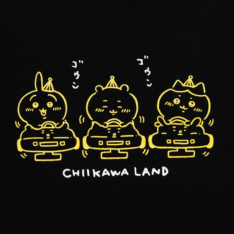 Chiikawa Land T-Shirt Go-Kart Black