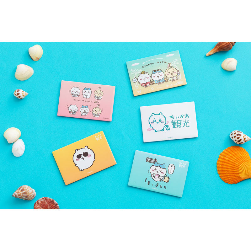 Chiikawa Tourism Square Magnet (Chiikawa Sunglasses)