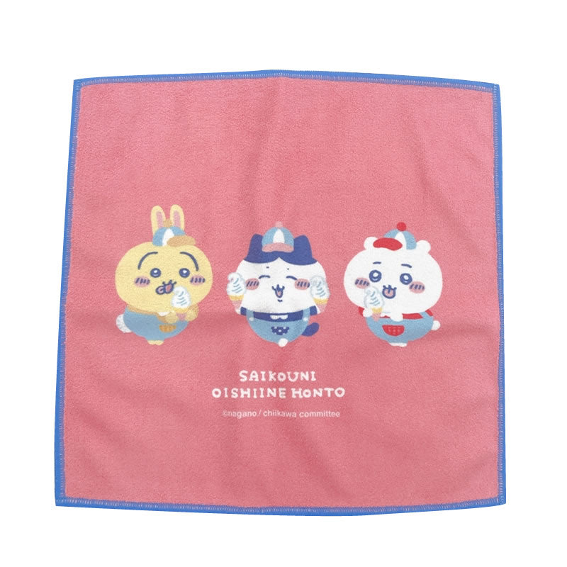 Chiikawa Exciting Amusement Park Double-sided Mini Towel