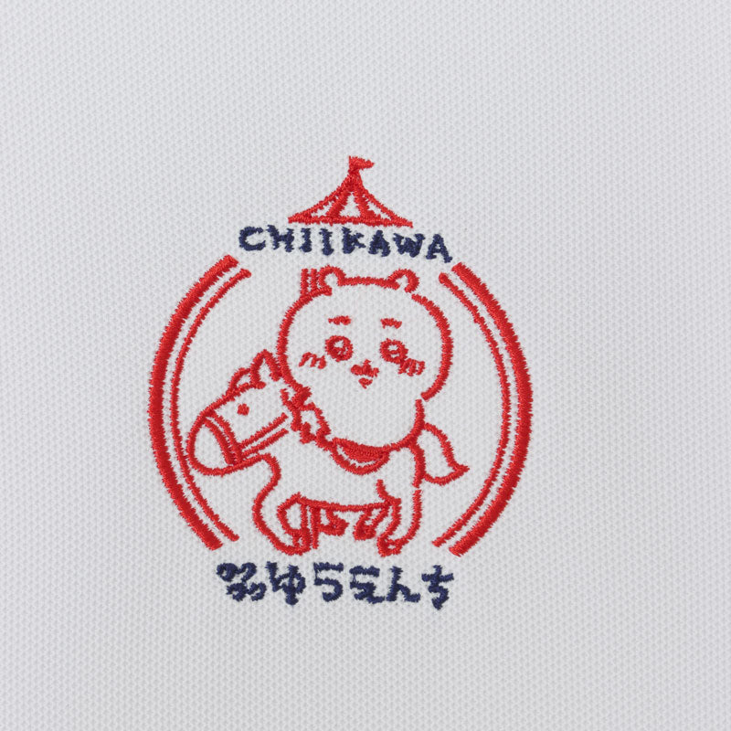 치이카와 신나는 유원지 폴로셔츠 화이트