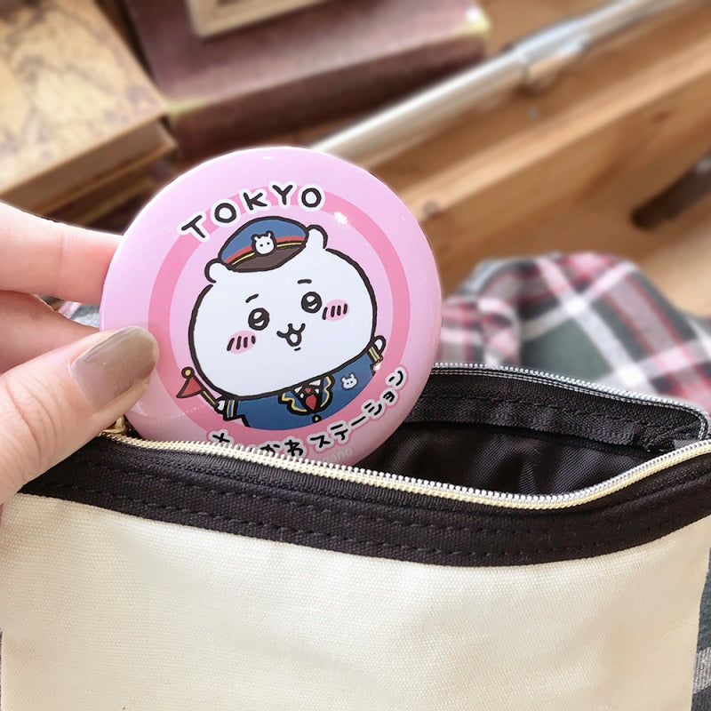 ちいかわ 缶ミラー エンブレム ちいかわ