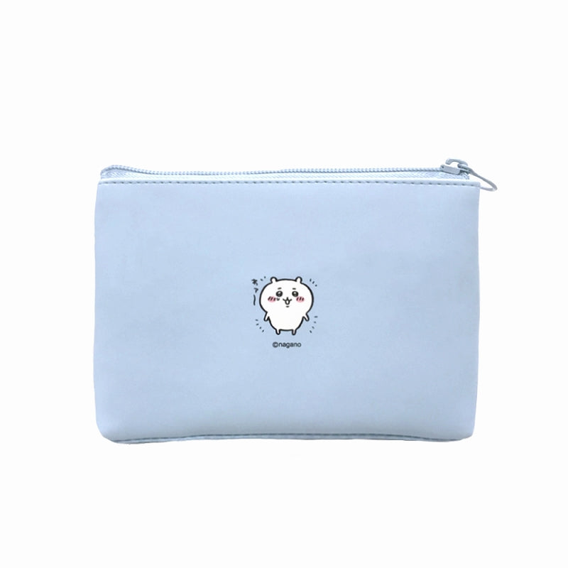 치이카와 플랫 펜 파우치 (체크)