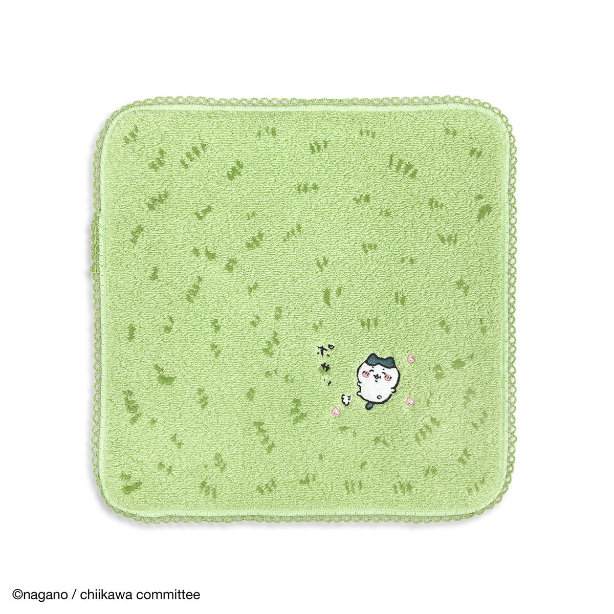 Chiikawa Towel Handkerchief (Grass Green)