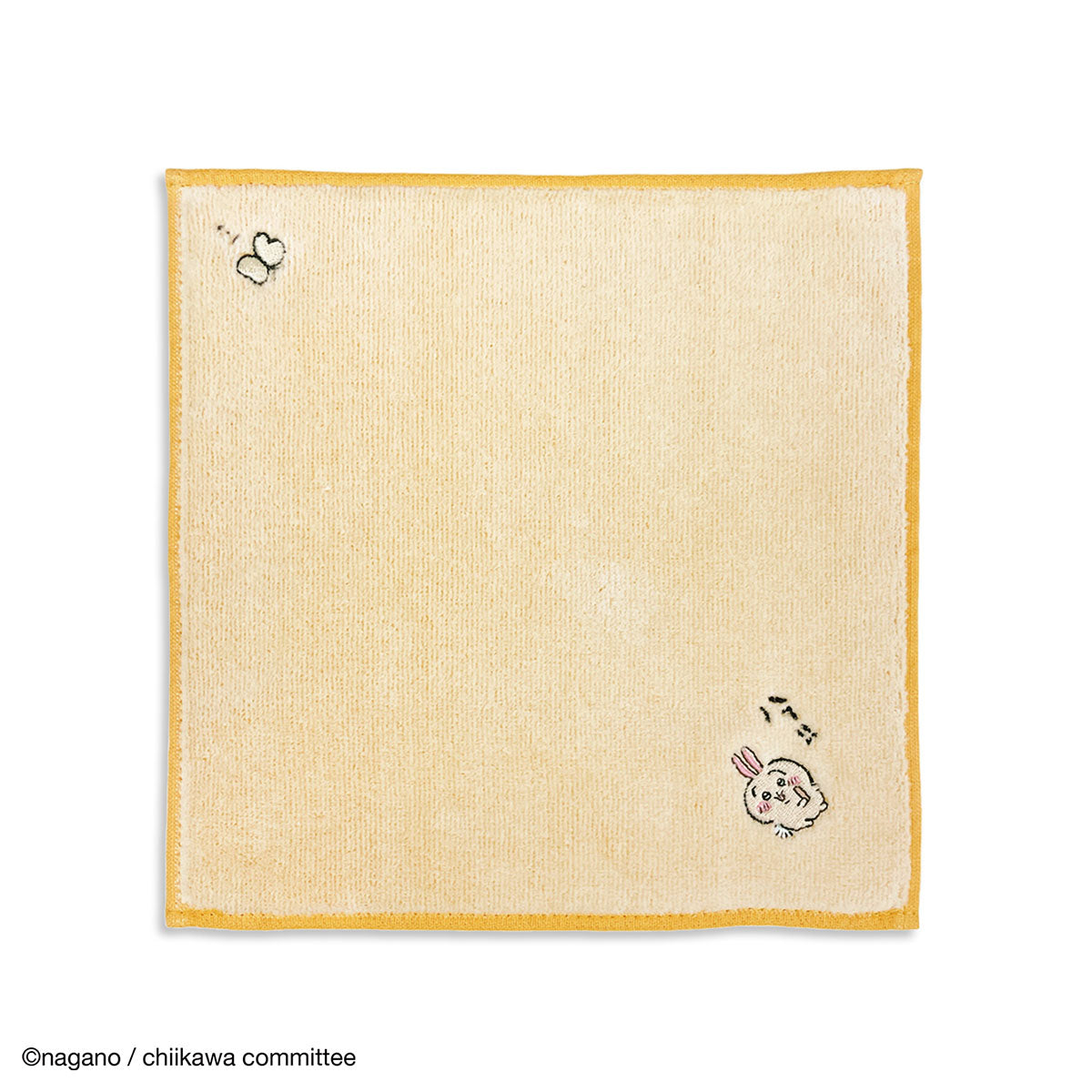 Chiikawa Mini Towel Handkerchief (Talk Yellow)