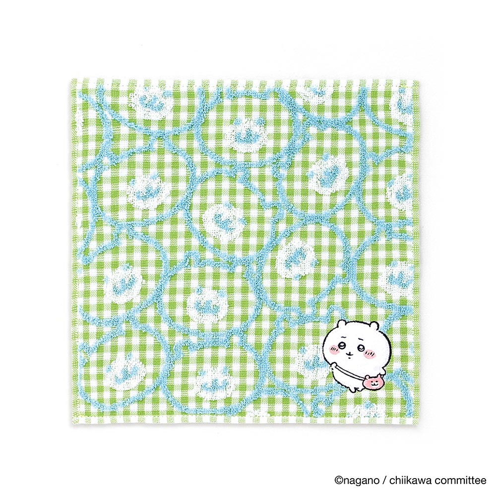 Chiikawa Towel Handkerchief (Pouch Green)