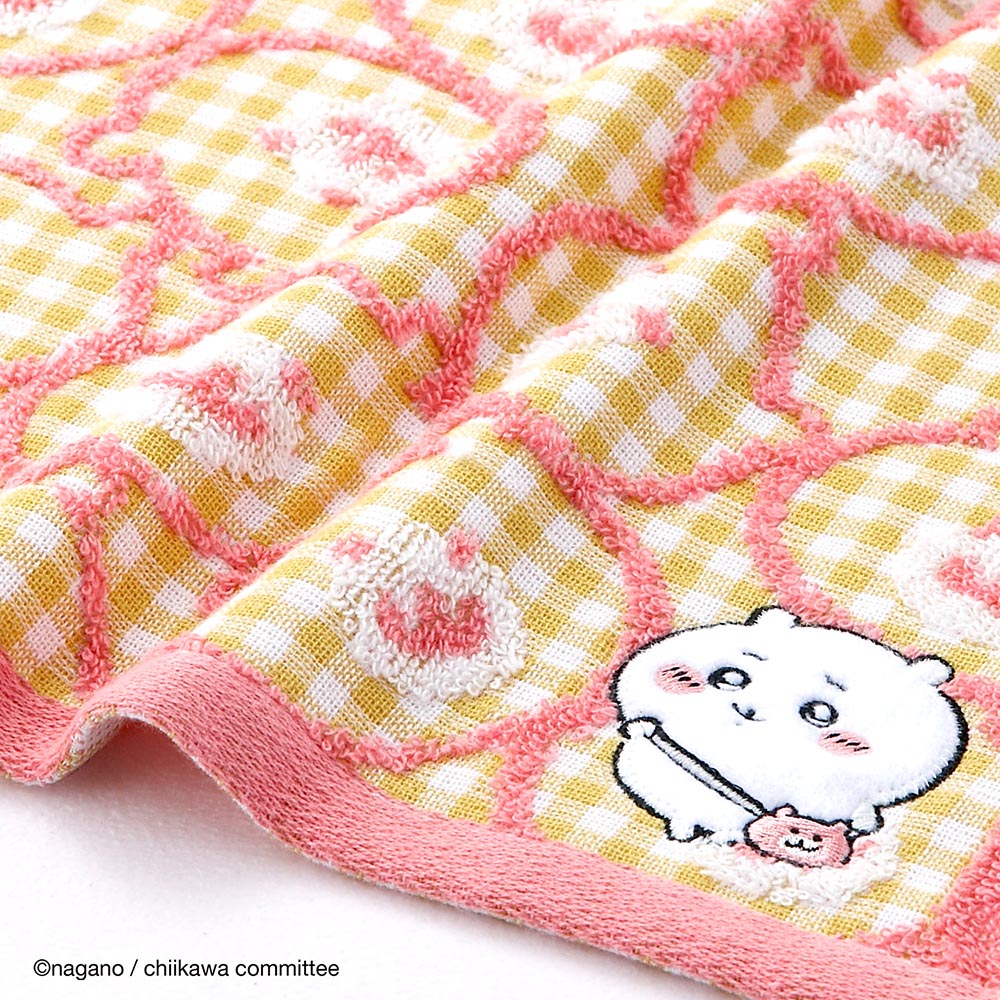 Chiikawa Wash Towel (Pouch Yellow)