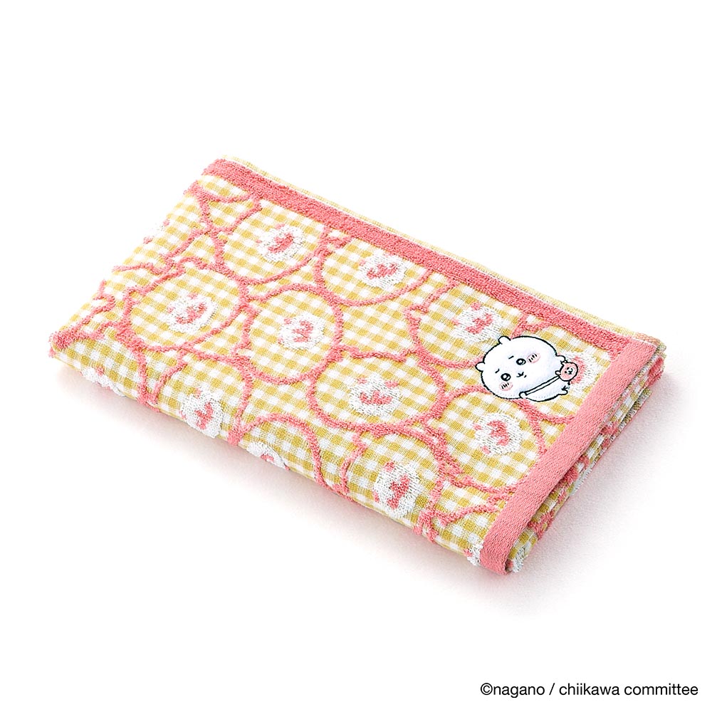 Chiikawa Small Bath Towel (Pouch Yellow)