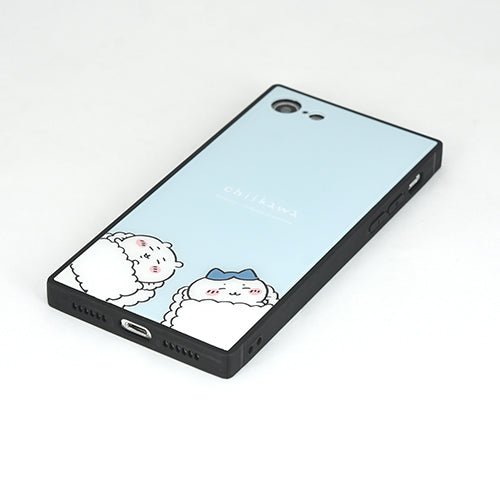 치이카와 스퀘어 유리 케이스 (수야수야) iPhone SE (3세대/2세대)/8/7 호환