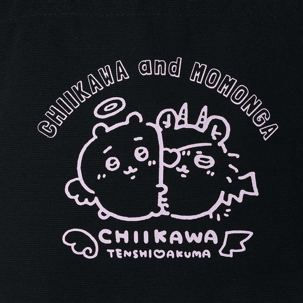 吉伊卡哇 天使?惡魔 午餐手提袋(吉伊卡哇&莫莫加 黑色)