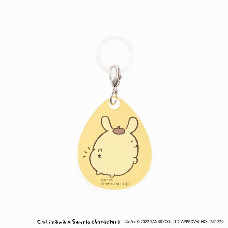 吉伊卡哇×三麗鷗角色 雨傘標籤 2個組(兔子・POMPOMPURIN)