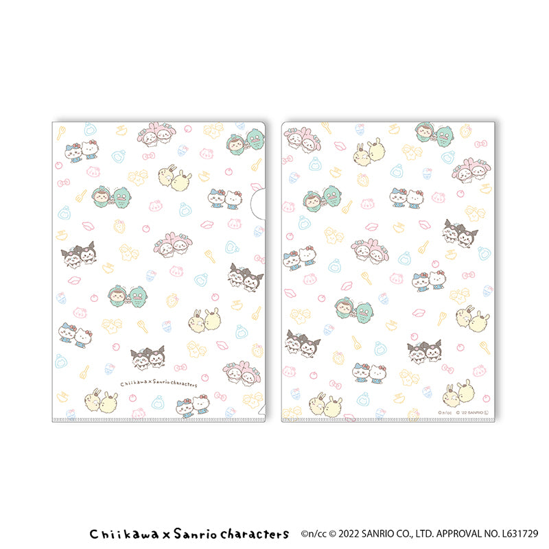ちいかわ×サンリオキャラクターズ クリアファイル2枚セット