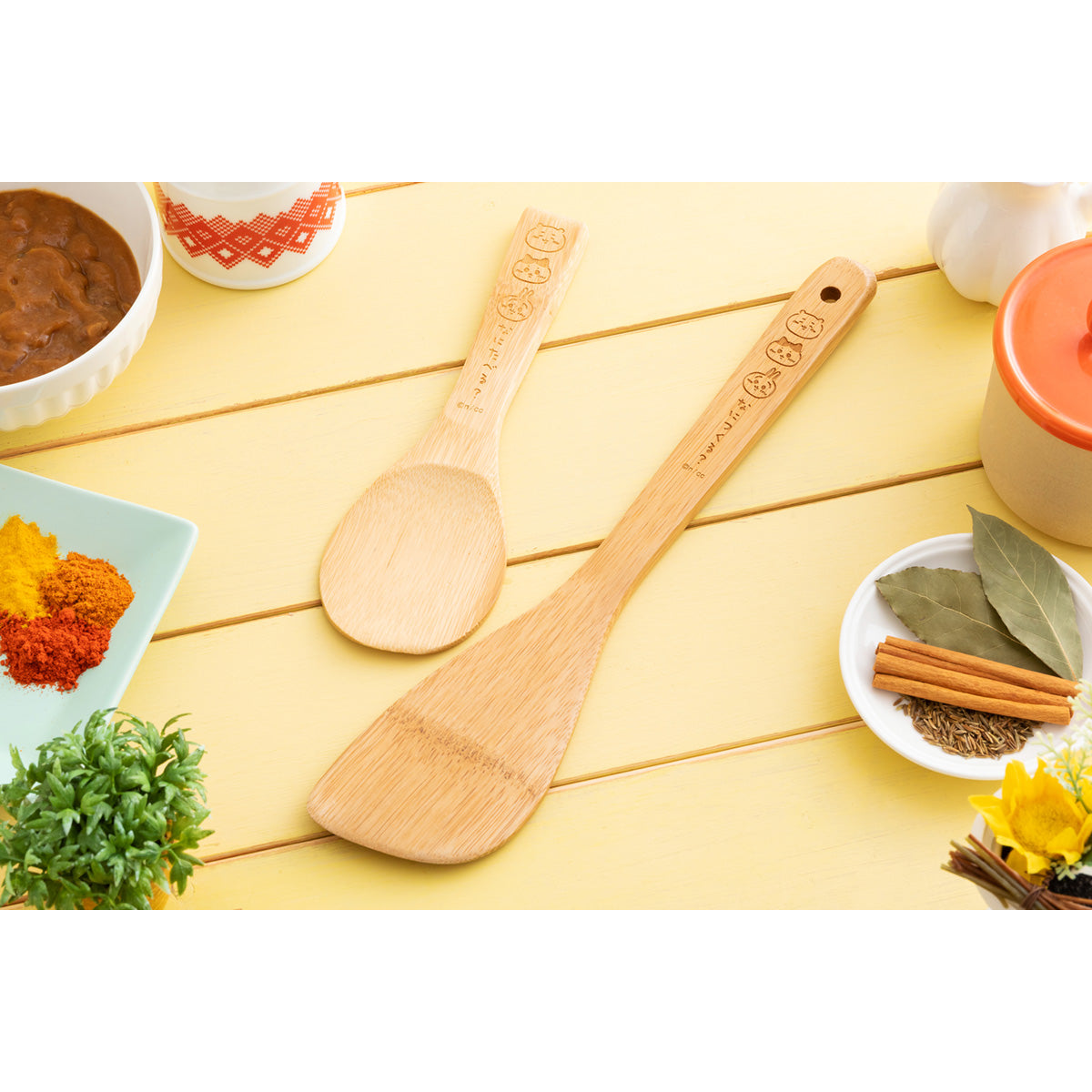 ちいかわ なにつくる?竹製ターナー