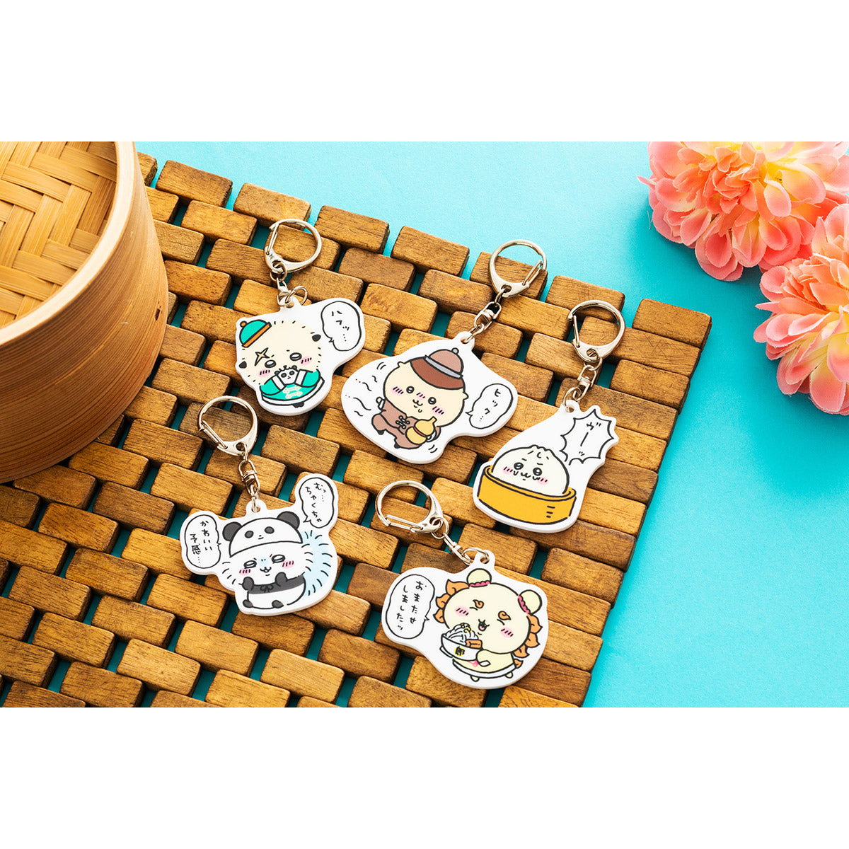 Chiikawa Chinese Diner Acrylic Key ring (Voo)