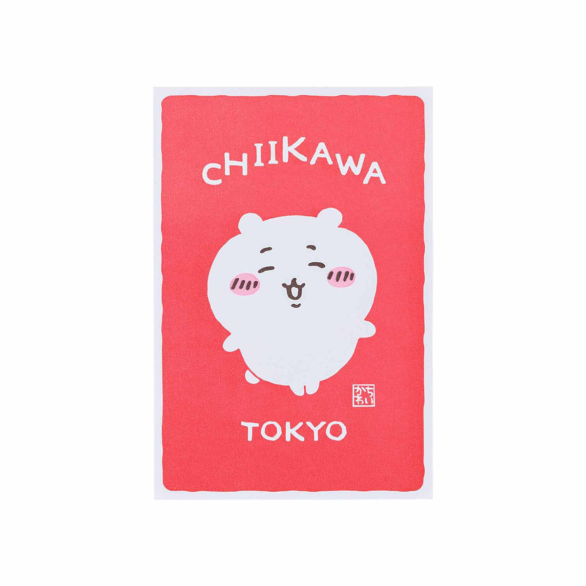 Chiikawa Tokyo Souvenir Letterpress Card (Chiikawa)