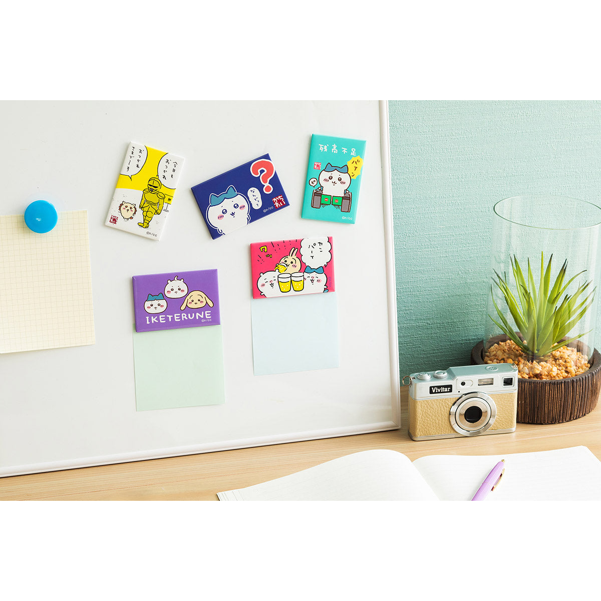 吉伊卡哇 東京特產 方形磁鐵(乾杯)