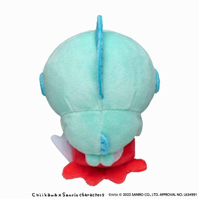 吉伊卡哇×三麗鷗角色 桌面守護掛勾玩偶(栗子饅頭・半魚丼)