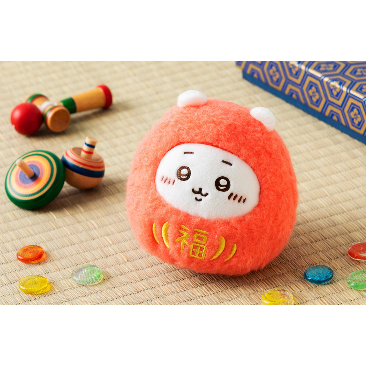 Chiikawa Daruma Turned Over! Rolled Over Plush (Chiikawa)