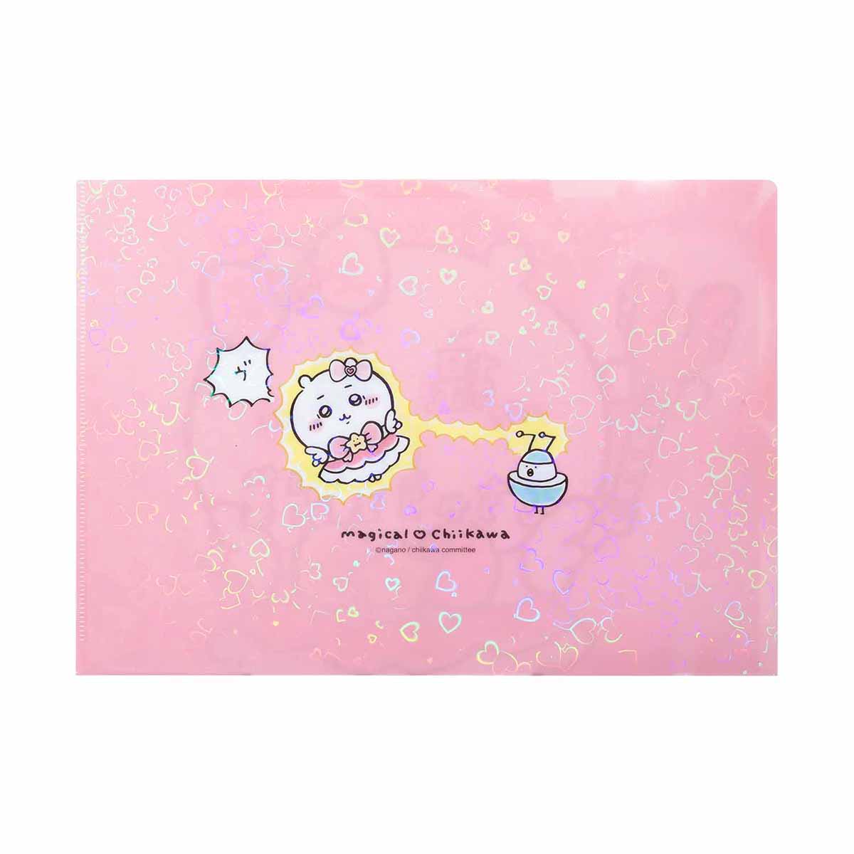 まじかるちいかわ ホログラムA4クリアファイル(提供むちゃうま製菓)