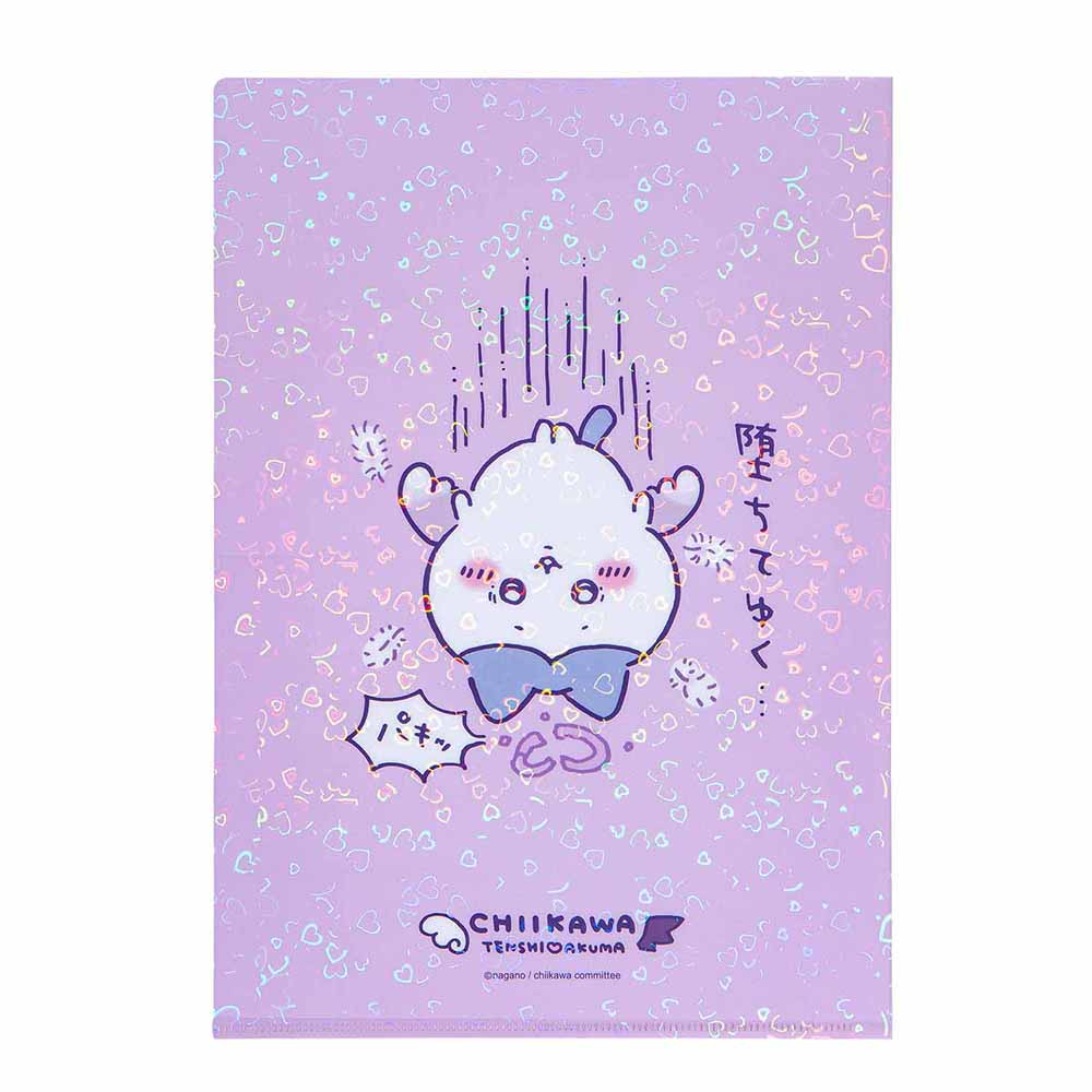ちいかわ てんし♡あくま ホログラムA4クリアファイル(しちゃった「堕天」ッ・・・)