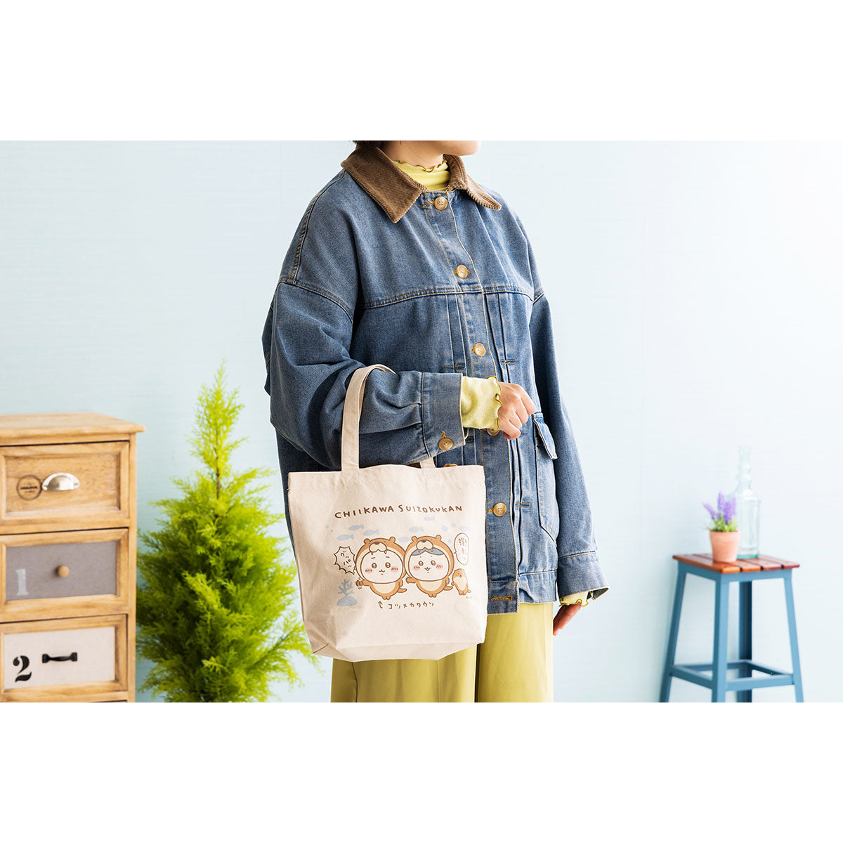 吉伊卡哇水族馆 午餐盒尺寸托特包(水獺)