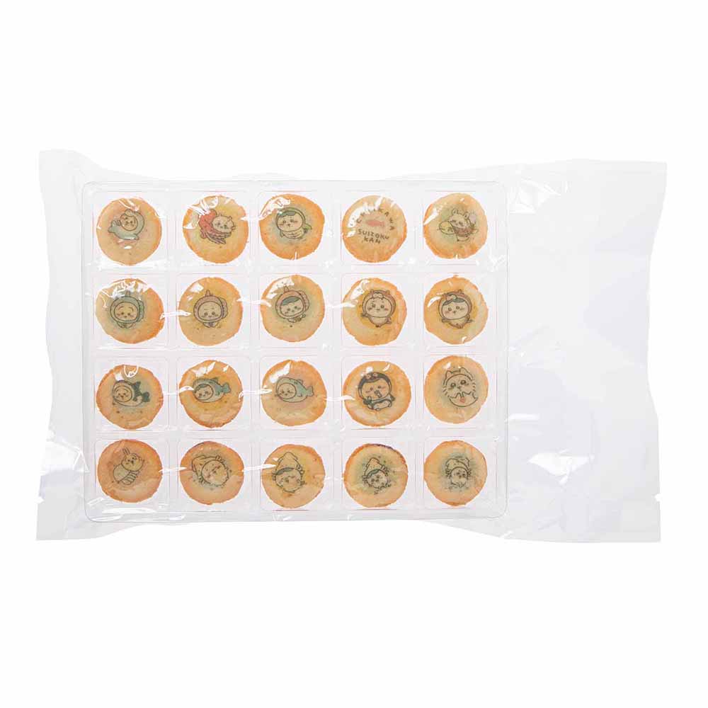 치이카와 수족관 갔다 왔어! 초코 랑그드샤 프린트 쿠키