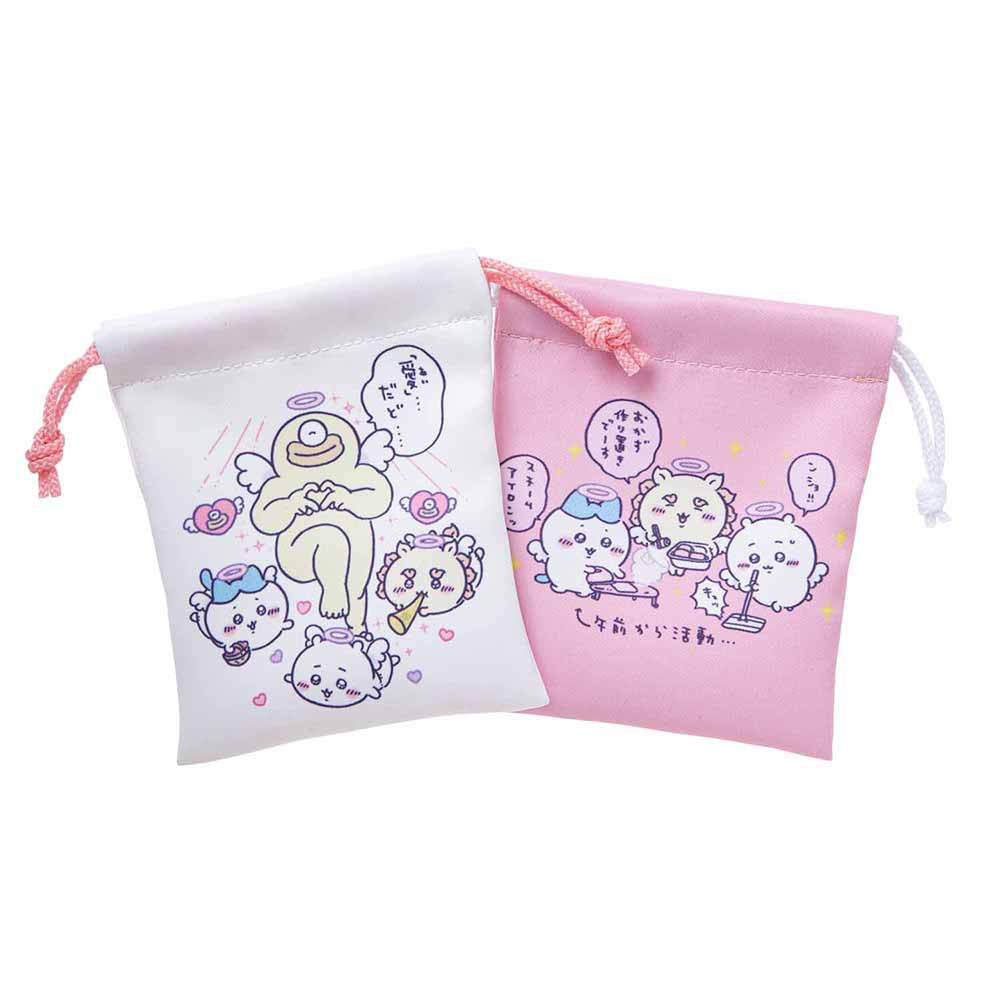 ちいかわ てんし♡あくま ミニ巾着2個セット(てんし)